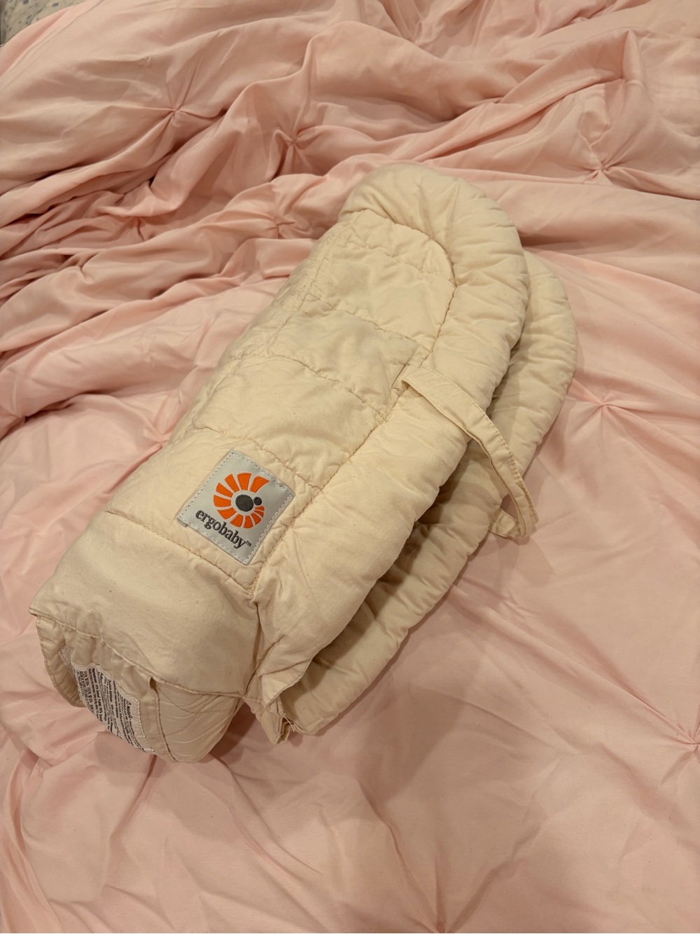 Ergobaby Cream Quilted Infant Nest